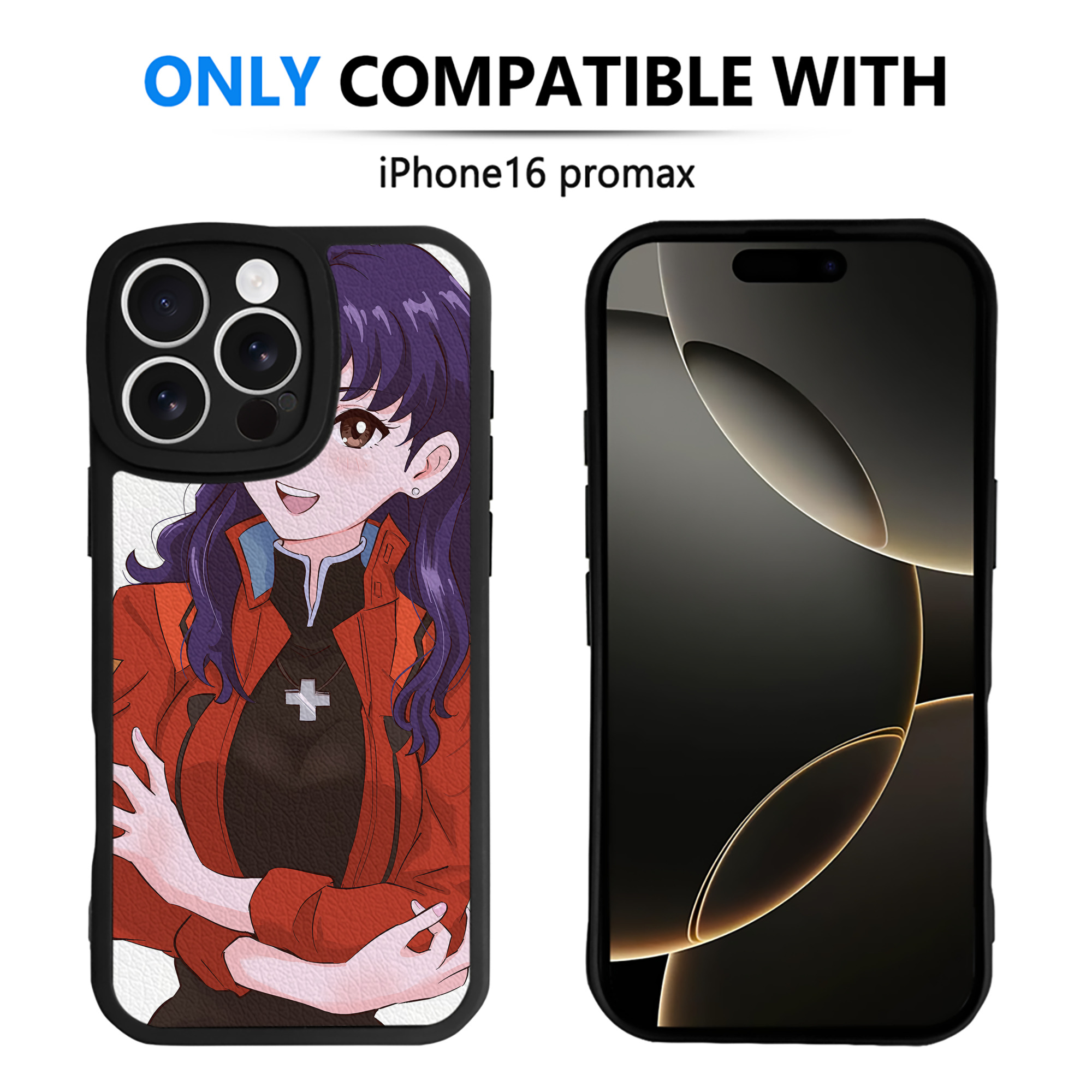（画像用） EVA 新世紀エヴァンゲリオン 【iPhone 16シリーズ対応】シリコンスマホケース（レザー調） 材質：シリコン